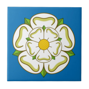 Flag of Yorkshire (UK) Ceramic Tile