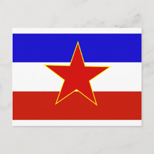 Flag of Yugoslavia Postcard