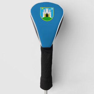 Flag of Zagreb, Croatia Golf Head Cover
