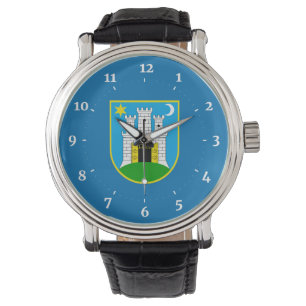 Flag of Zagreb, Croatia Watch