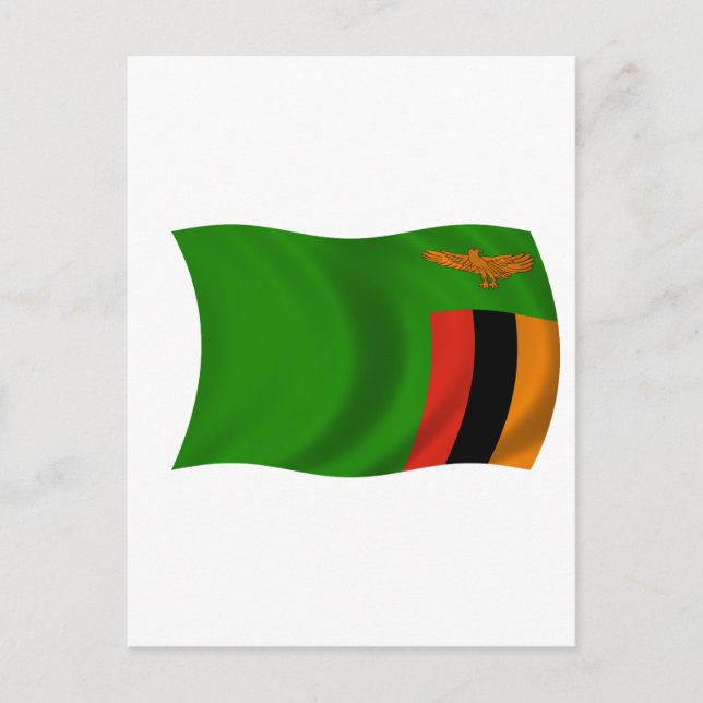 Flag of Zambia Postcard (Front)