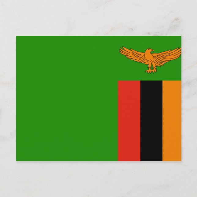 Flag of Zambia Postcard (Front)