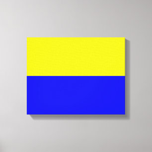 Flag of Zandvoort Canvas Print