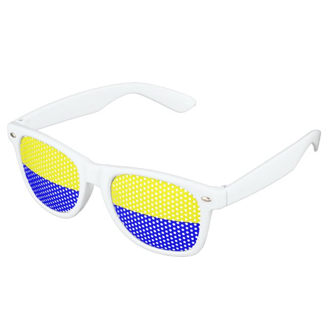 Flag of Zandvoort Retro Sunglasses (Angled)