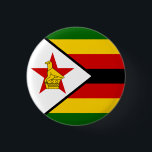 Flag of Zimbabwe 3 Cm Round Badge<br><div class="desc">Flag of Zimbabwe</div>