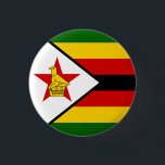 Flag of Zimbabwe 3 Cm Round Badge<br><div class="desc">Flag of Zimbabwe</div>