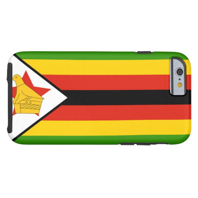 Flag of Zimbabwe Case-Mate iPhone Case (Back Horizontal)