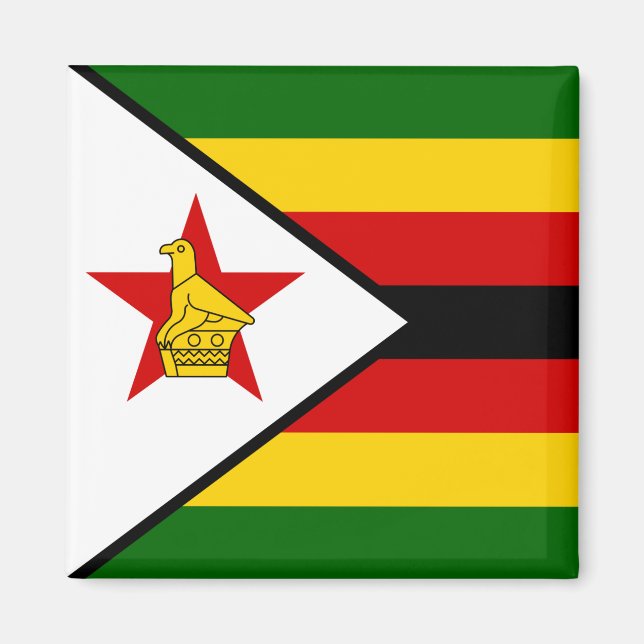 Flag of Zimbabwe Magnet (Front)