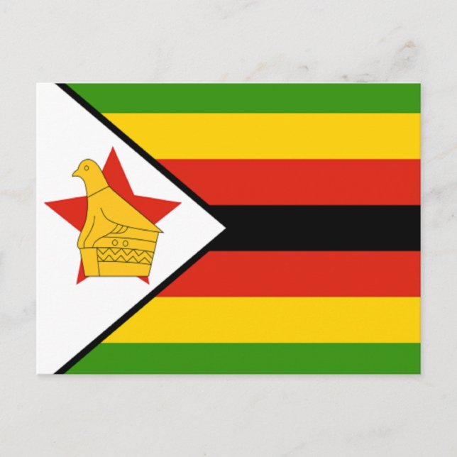 Flag of Zimbabwe Postcard (Front)