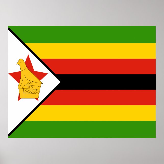 Flag of  Zimbabwe Poster (Front)