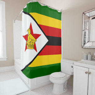 Flag of Zimbabwe Shower Curtain