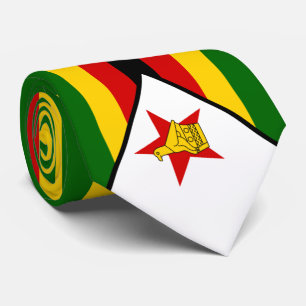 Flag of Zimbabwe Tie