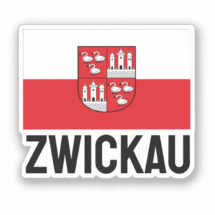 Flag of Zwickau, Germany