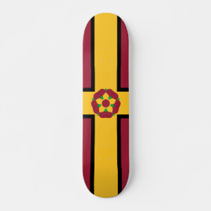 Flag on Northamptonshire Skateboard