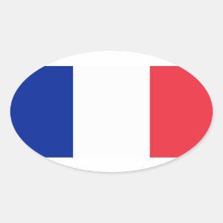 flag oval sticker