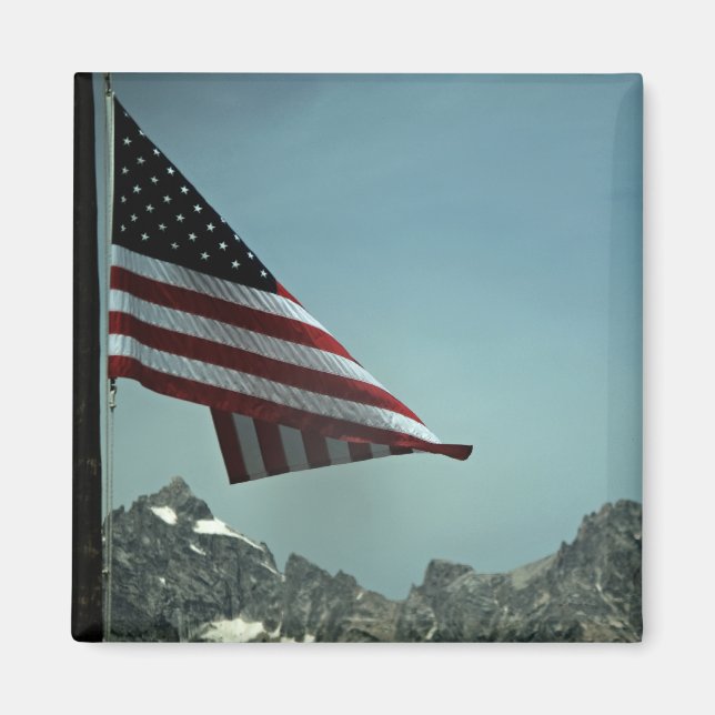 Flag Over Teton Magnet (Front)