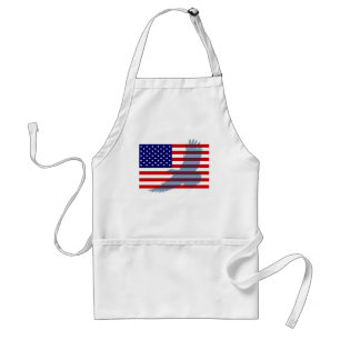 Flag & Patriotic Eagle Standard Apron