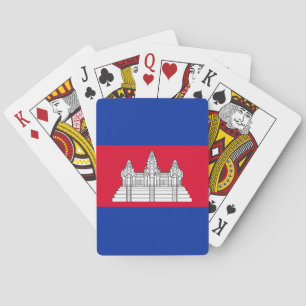 Flag pattern of Cambodia Playing Cards