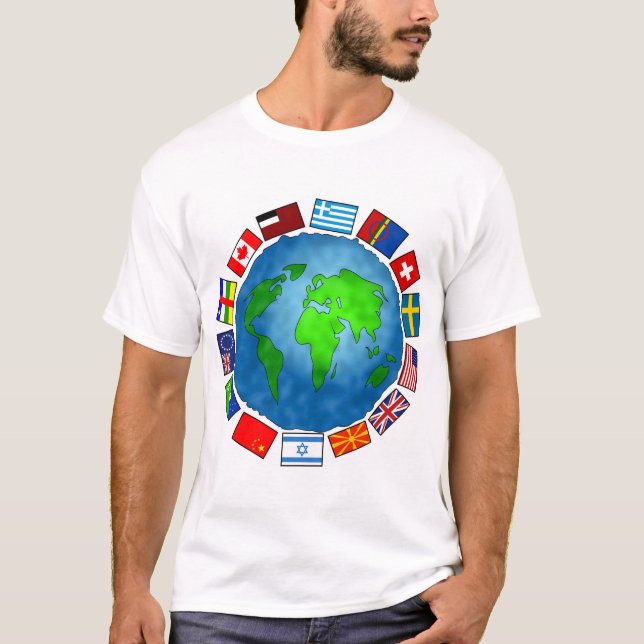 Flag Planet T-Shirt (Front)