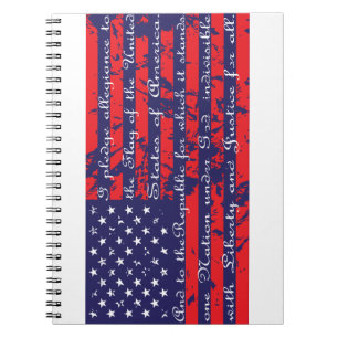 Flag-Pledge Notebook