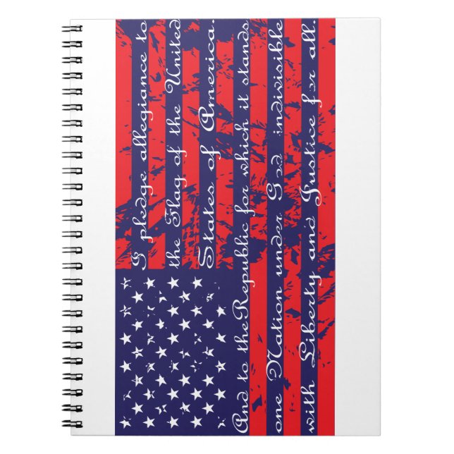Flag-Pledge Notebook (Front)