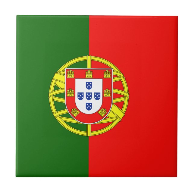 Flag Portugal Ceramic Tile (Front)