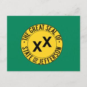 Flag Postcard of the State of Jefferson