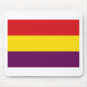Flag Republic of Spain - Bandera República Españ Mouse Pad