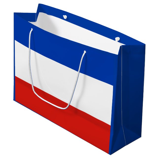 Flag Schleswig-Holstein Large Gift Bag (Front Angled)