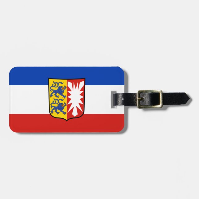 Flag Schleswig-Holstein Luggage Tag (Front Horizontal)