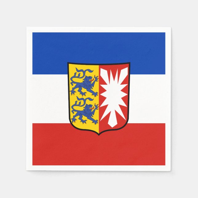 Flag Schleswig-Holstein Paper Napkins (Front)