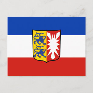 Flag Schleswig-Holstein Postcard