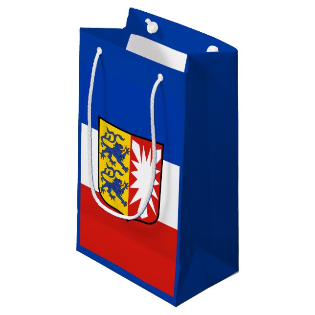 Flag Schleswig-Holstein Small Gift Bag (Front Angled)