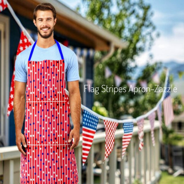 Flag Stars   Apron (Creator Uploaded)