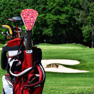 Flag Stars Golf Head Cover