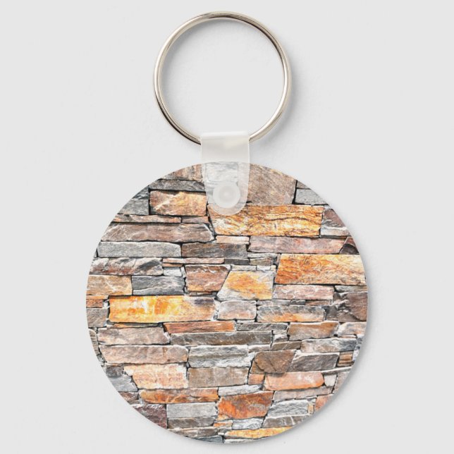 Flag stone key ring (Front)