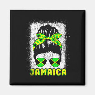 Flag Sungles Black Woman Melanin Queen Afro Magnet