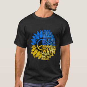Flag Ukraine Peace Support Ukraine T-Shirt