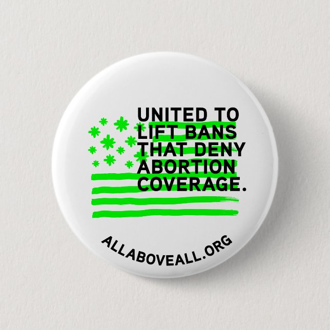 Flag, United 6 Cm Round Badge (Front)