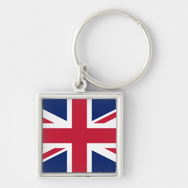 Flag United Kingdom Key Ring (Front)
