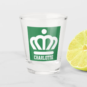 Flag (variant) of Charlotte, NC Shot Glass