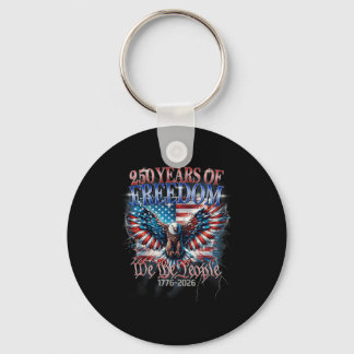 Flag Vintage 250 Years American 1776 2026 250th Us Key Ring