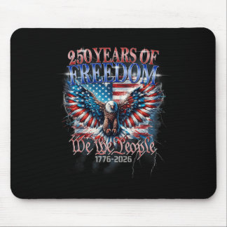 Flag Vintage 250 Years American 1776 2026 250th Us Mouse Pad