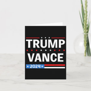 Flag Vote 47 Trump Vance 2024 Vp Vice President  Card