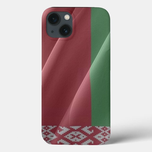 Flag waving of Belarus - Case-Mate iPhone Case (Back)