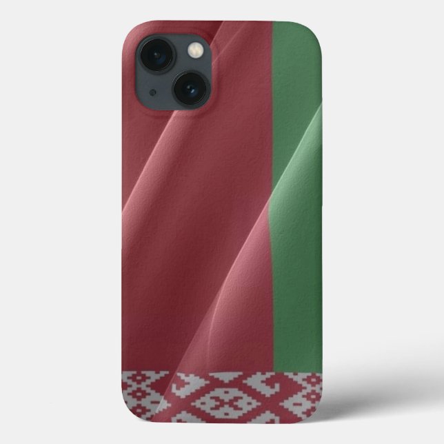 Flag waving of Belarus - Case-Mate iPhone Case (Back)