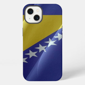 Flag waving of Bosnia and Herzegovina - iPhone 13 Case