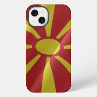Flag waving of North Macedonia - iPhone 13 Case