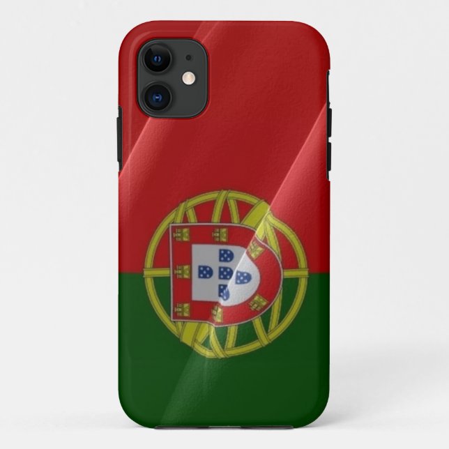 Flag waving of Portugal - Case-Mate iPhone Case (Back)