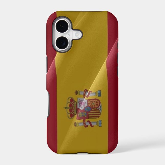 Flag waving of Spain - (Back)